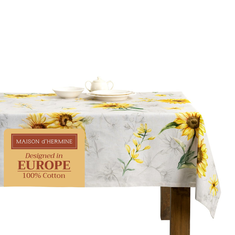 Maison d'Hermine Candice 100% Cotton Tablecloth - 54" x 54"