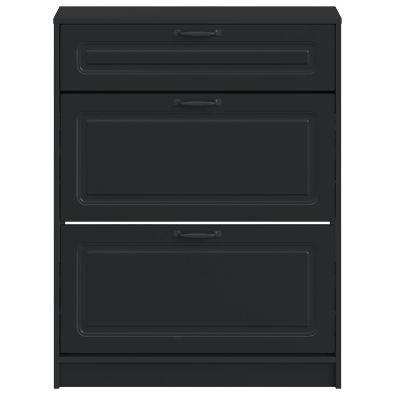 Flip Down Shoe Storage, Black