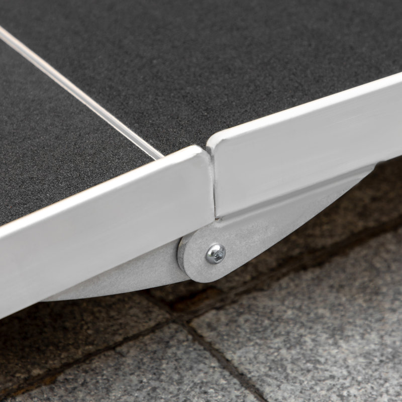 HomCom Threshold Ramp, 1.5" H x 28.25" W x 120" L