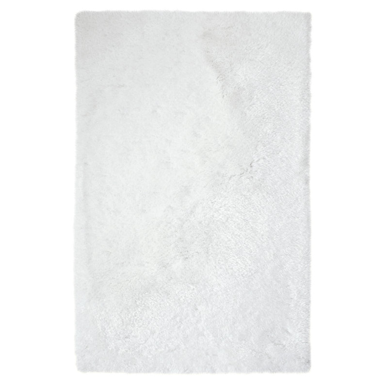 Tapis ivoire touffeté à la main Keely, Rectangle 8 pi x 10 pi