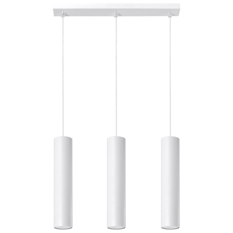 Fremantle 3 - Light Kitchen Island Pendant, White