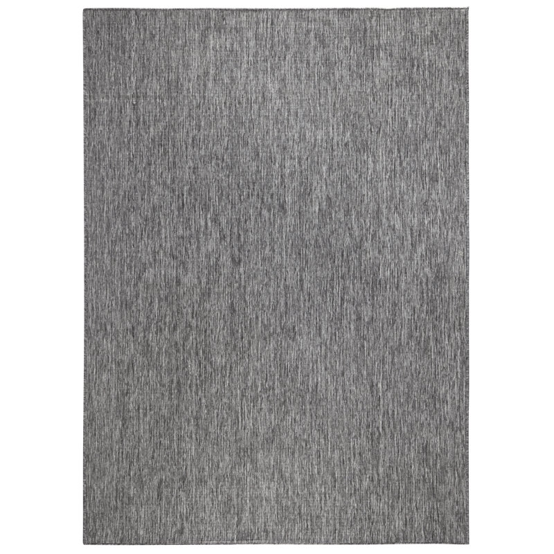 Miami Flatweave Grey Rug, Rectangular 160 x 230cm