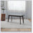 Carlos Fabric Upholstered Solid Wood Bench Simple design, comfortable and durable, multi-functional bench