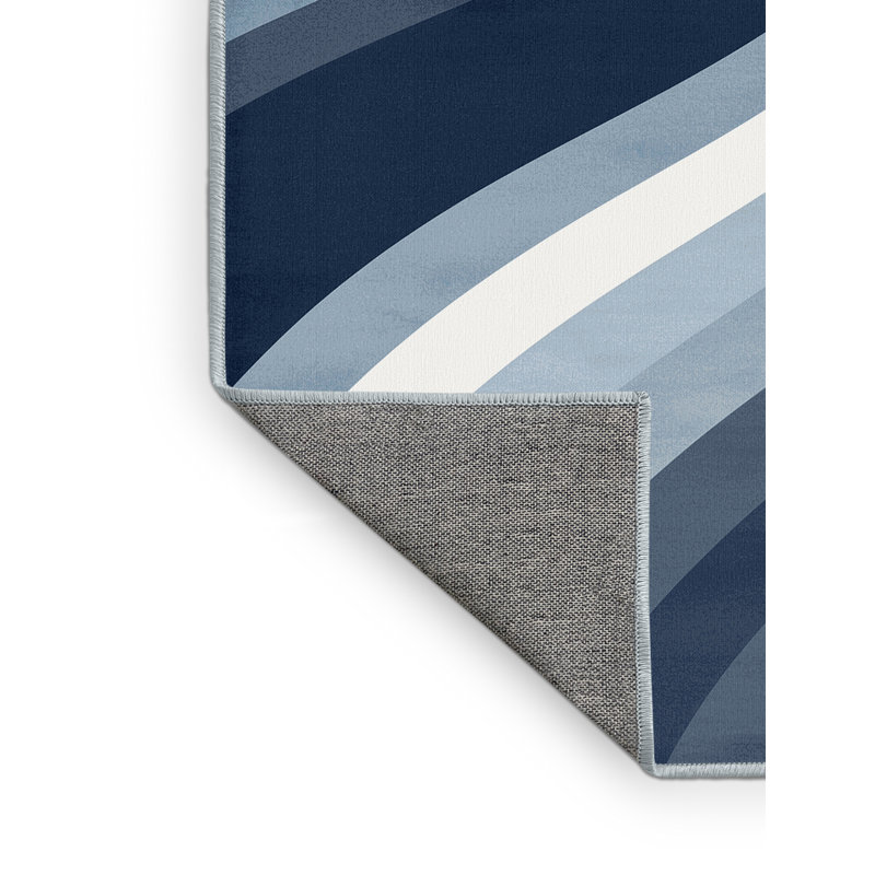 Tapis arc-en-ciel moderne chic et élégant en Slalom Coleford, 8x12