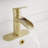 Waterfall Single Handle Single Hole Low-Arc Modern Bathroom Faucet-108191451