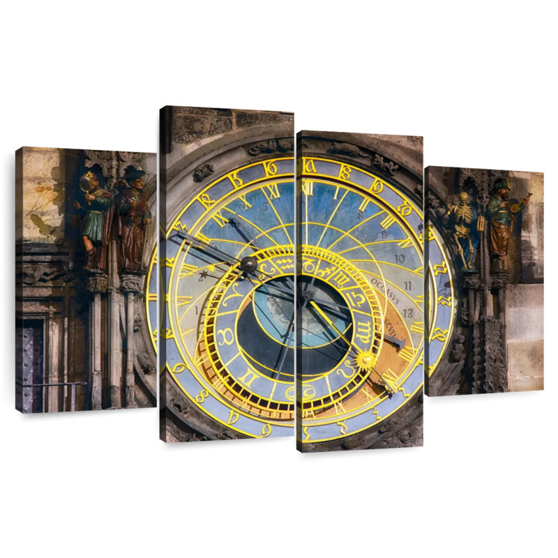 Kerner The Prague Astronomical Clock, 27" H x 43" W