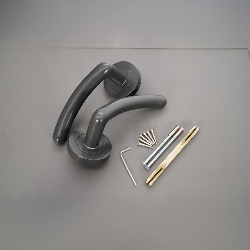 Taurus Lever Door Handle Gunmetal Grey