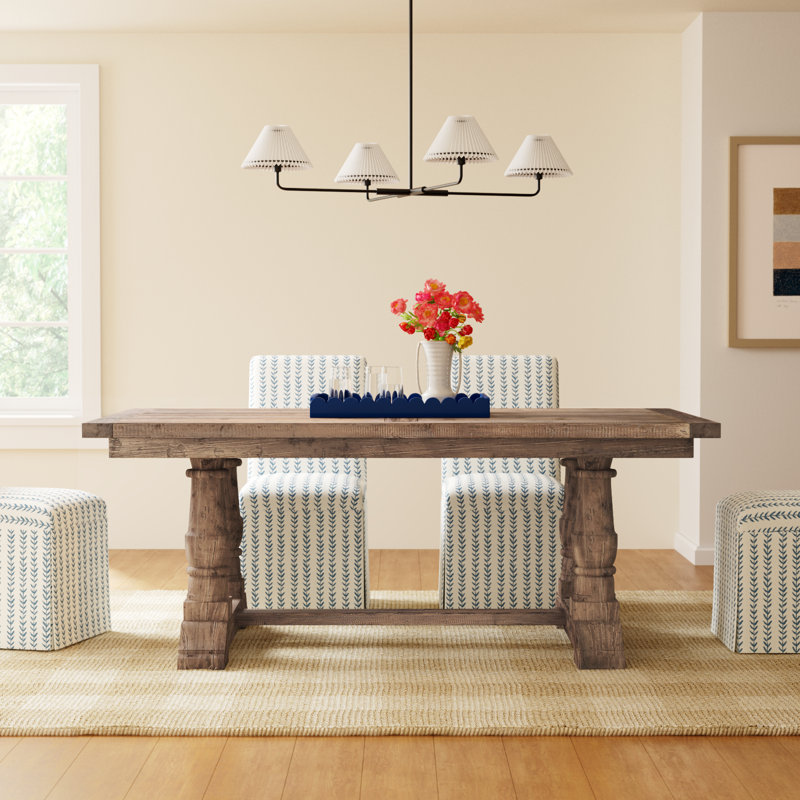 McKew Solid Wood Dining Table