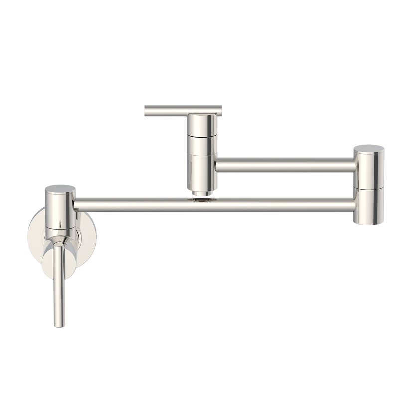 Robinet remplisseur mural Parma, Polished Nickel
