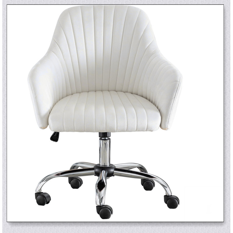 Chaise d'appoint Chaise de loisir moderne à hauteur réglable en velours, Blanc