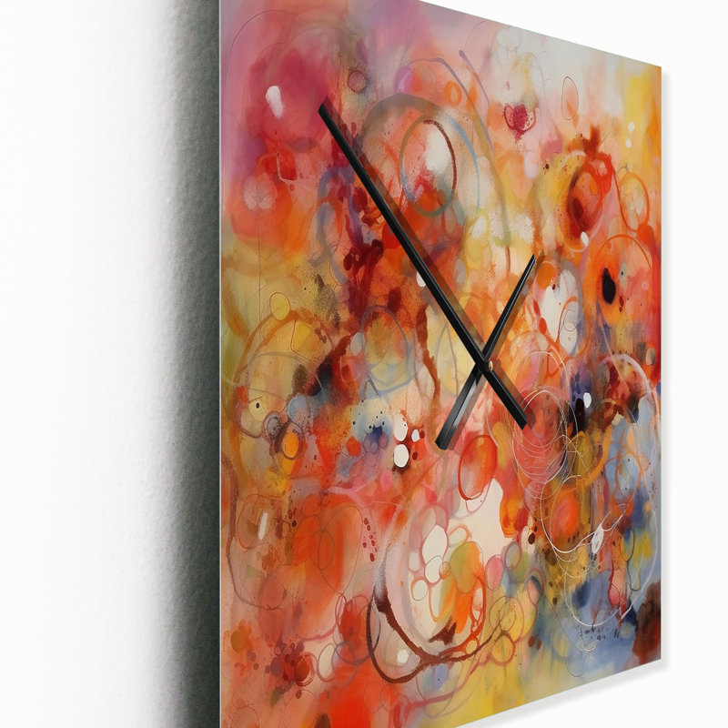Jaquin - horloge murale moderne géométrique, H 40 po x l 30 po x P 1 po
