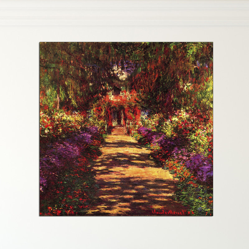 Claude Monet - Wrapped Canvas Painting, 100cm H x 100cm W x 1.8cm D