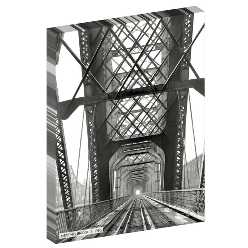 «Memphis Bridge, Historic Memphis», reproduction de photo sur toile tendue, H 40 po x l 30 po x 1,5 po