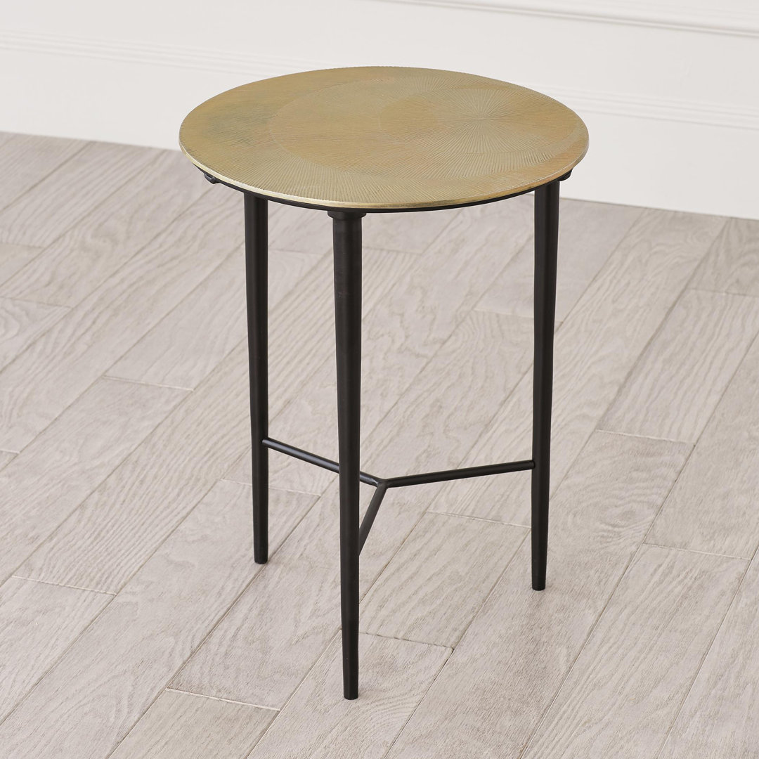 Circle Etched Accent Table Global Views 
