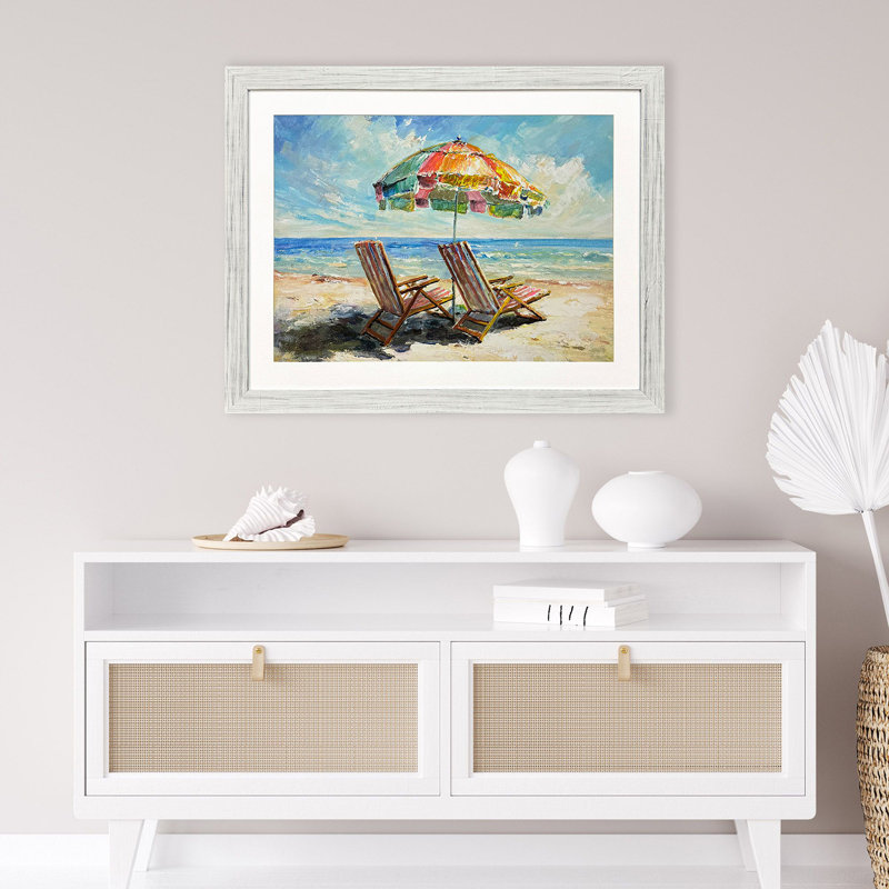Beach Vibe Framed Art