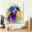 «Pop Art Dachshund 2» par Furbaby Affiliates, art mural sur toile-1010956242