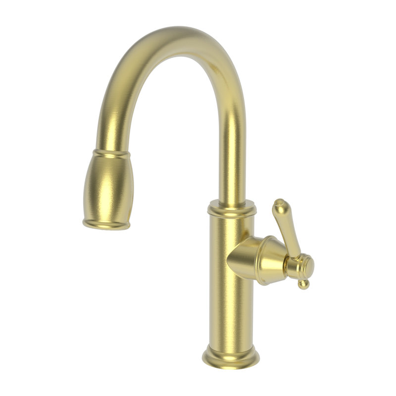Chesterfield Pull Down Bar Faucet, Satin Brass (PVD)