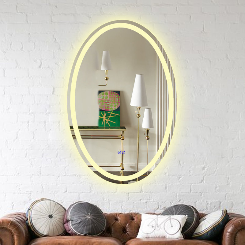 Miroir de salle de bain Lares, 31,89 po x 24,02 po