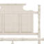Ensemble de chambre à coucher 3 pièces, lit plateforme à baldaquin avec 2 tables de chevet à trois tiroirs, ensemble de chambre à coucher en bois de style rétro-1806991728-1806991734