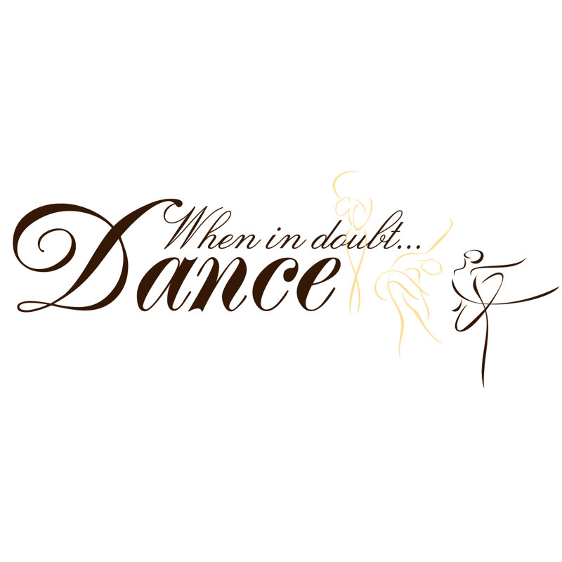 Text & Numbers Non-Wall Damaging Wall Decal, Chocolate/Cream