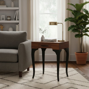 Table de bout Melange, brun moyen, 22 x 22 x 24
