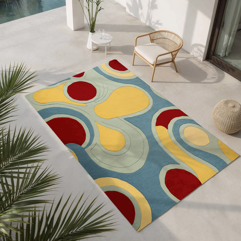 Tapis intérieur et extérieur Snappy Groove, Rectangle 1 pi 6 po x 2 pi 6 po