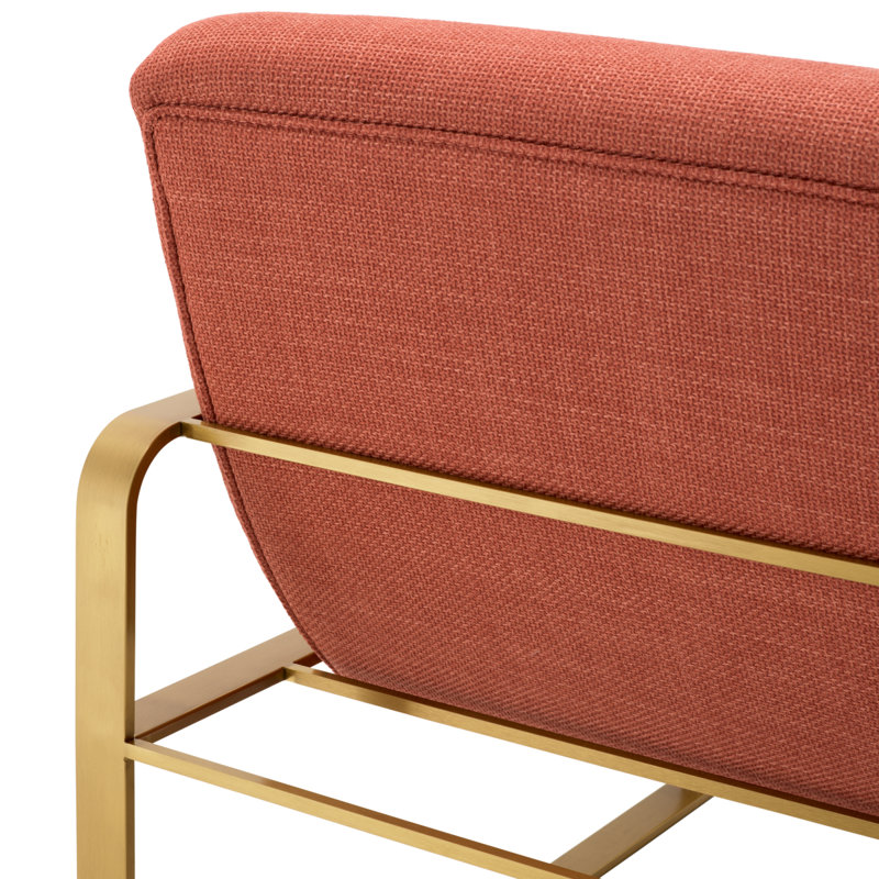 Olsen Armchair, Scalea Orange Polyester