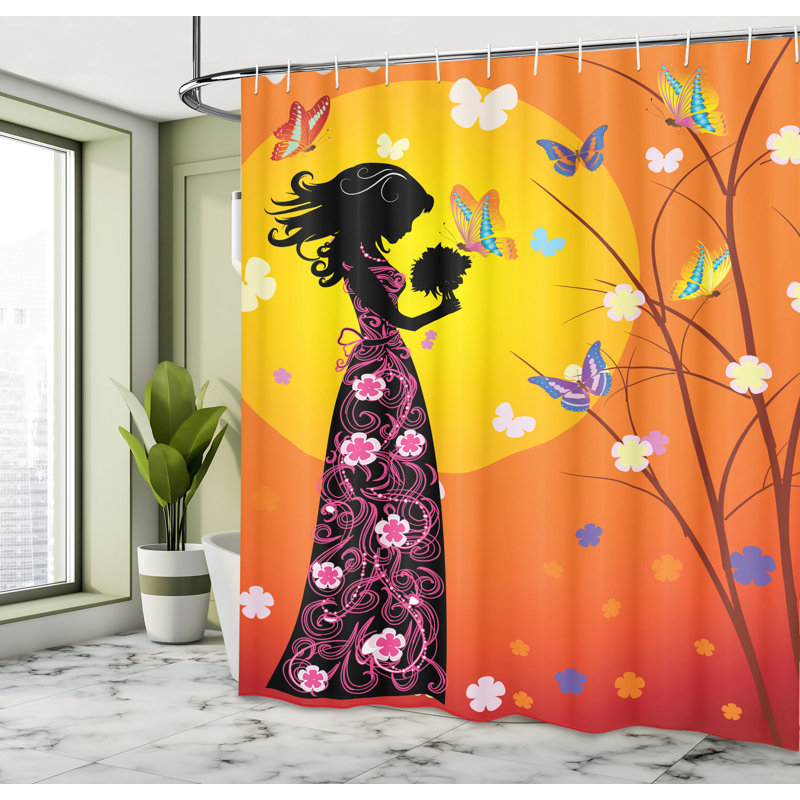 Ambesonne Teen Shower Curtain with Hooks Included | Wayfair