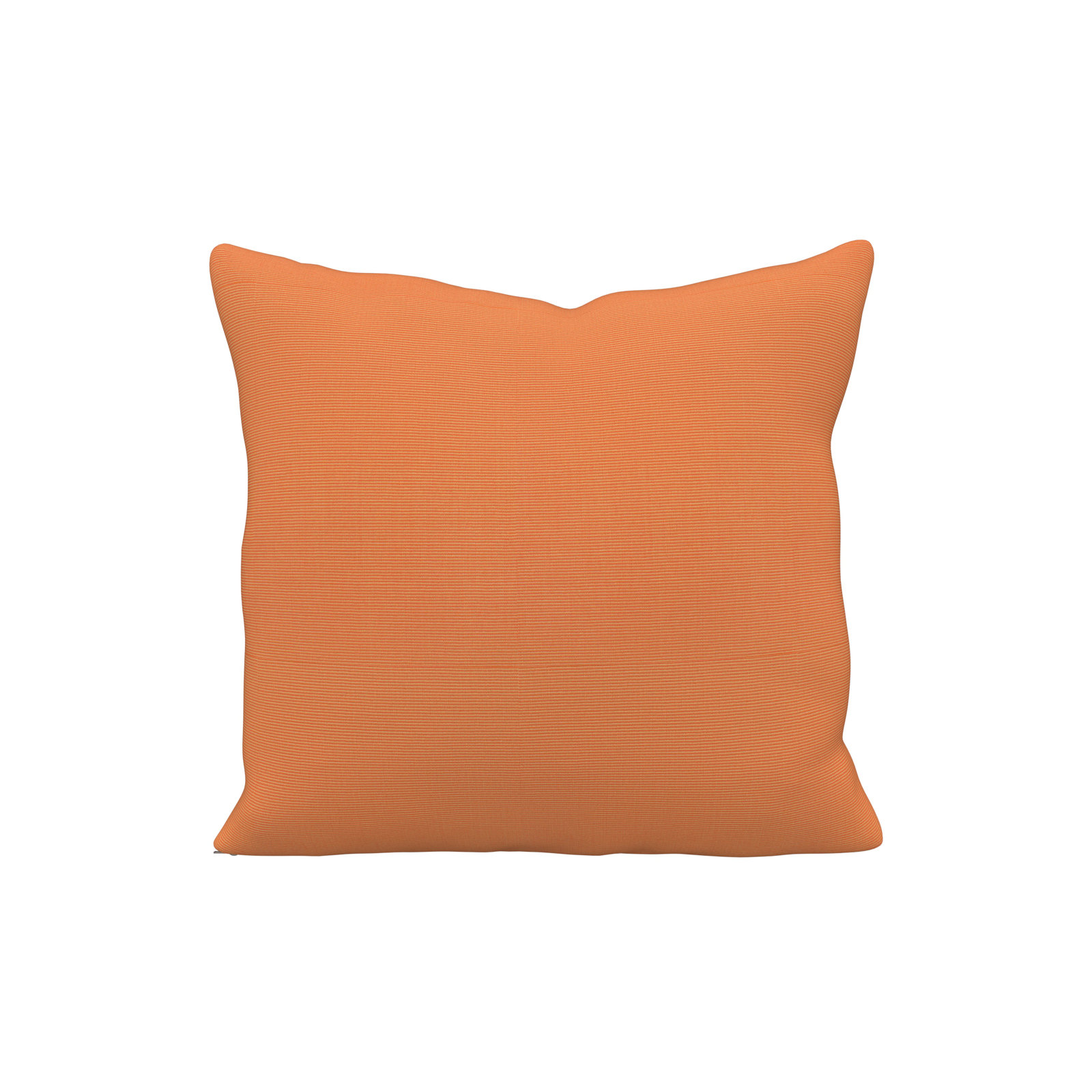 Indoor/Outdoor Throw Pillow, Square 24", Canvas Tangerine Sunbrella® Canvas