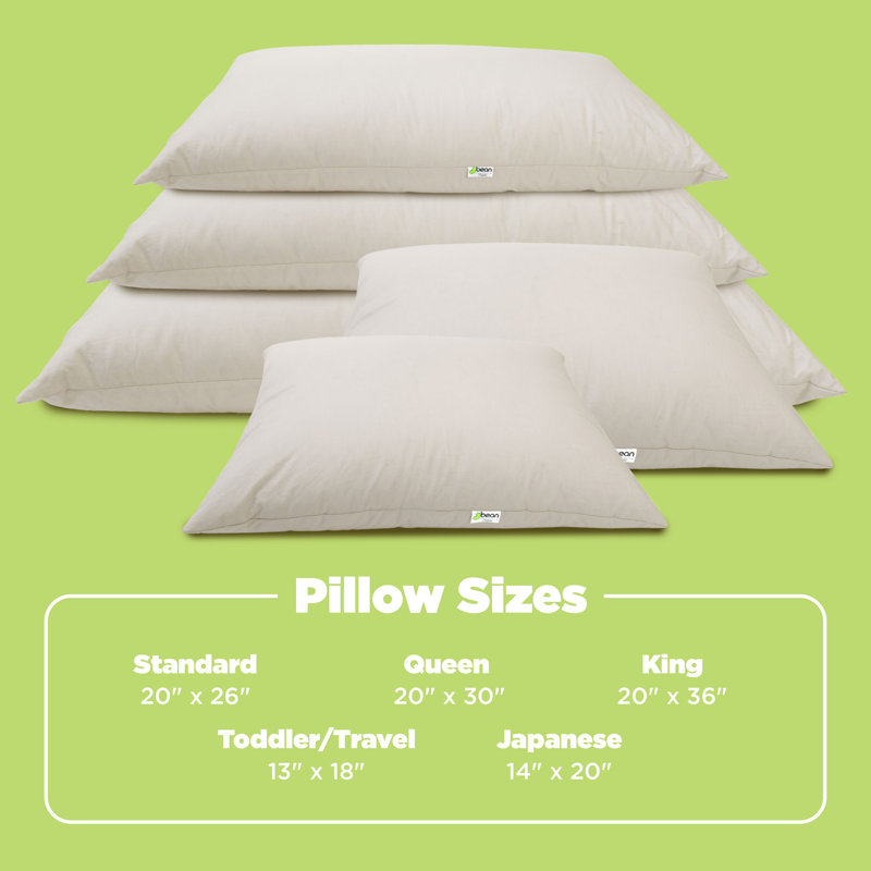 Waterproof Pillow Protector With Enclosure Zipper Shell - Durable And Breathable Organic Cotton Fabric Pillow Cover