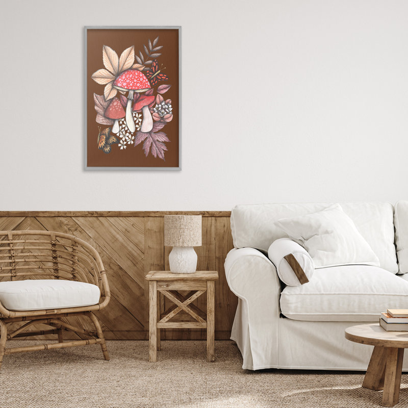 Giclée encadrée d'automne, conception de Cecilia Battaini, H 24 po x l 16 po, Estampe numérique Farmhouse