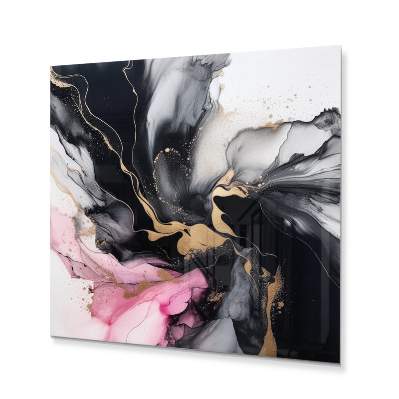 Décoration murale Freiman Marble Splash IV, H 16 po x l 16 po x P 1 po