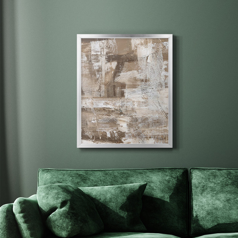 Toile encadrée de qualité supérieure bronzée II - prête à être accrochée, Argent, H 24 po x l 20 po