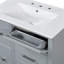 Meuble-lavabo 30 po avec lavabo en céramique-440766085