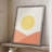 Simple Boho Sun II Framed Print - Solid Wood-259567712