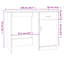 Table de travail vidaXL-1096248680