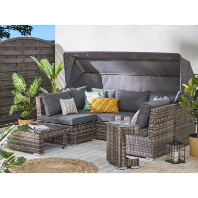 Tateos 6 Seater Rattan Sofa Set