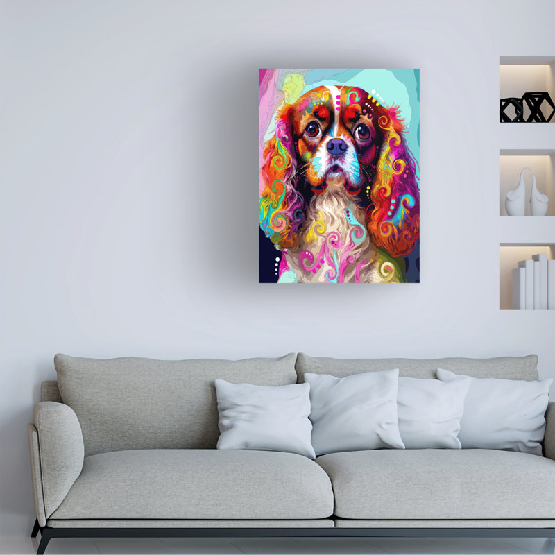 Art sur toile, Bachelor Dean Russo, le roi dramatique, H 24 po x l 18 po