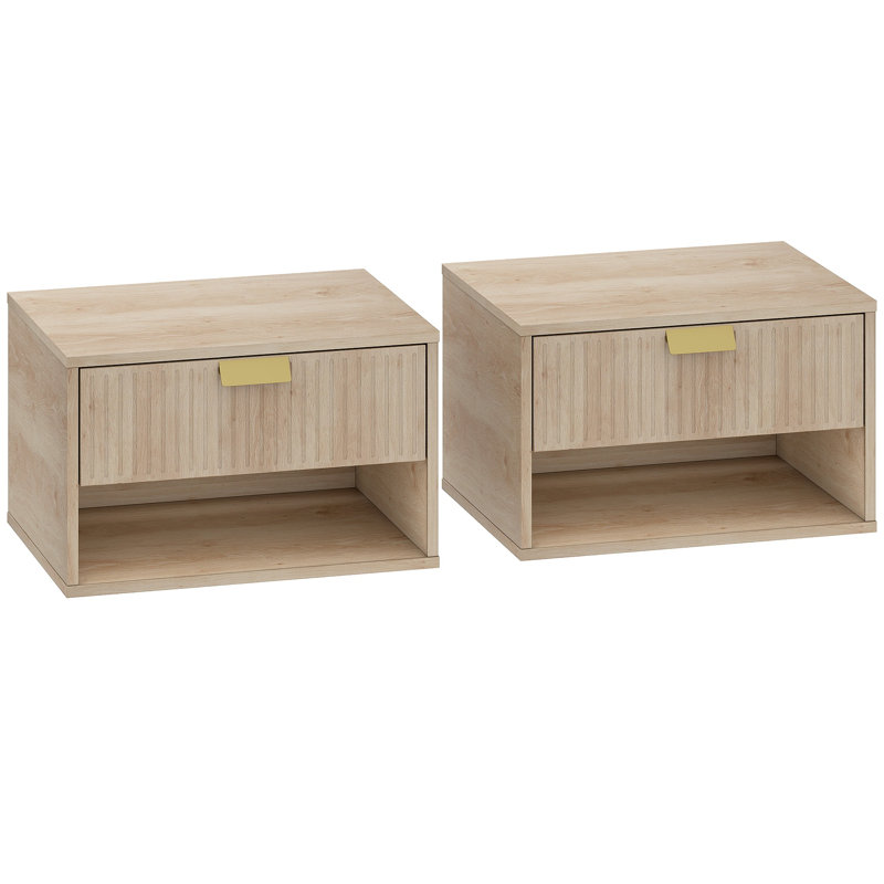 40cm W Particle Board Bedside Table