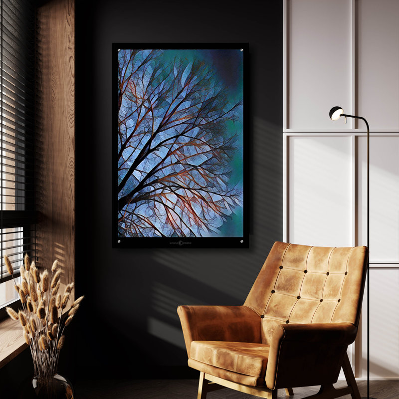 «Early Evening Tree» par Tim Nyberg, H 36 po x l 24 po x P 0,2 po