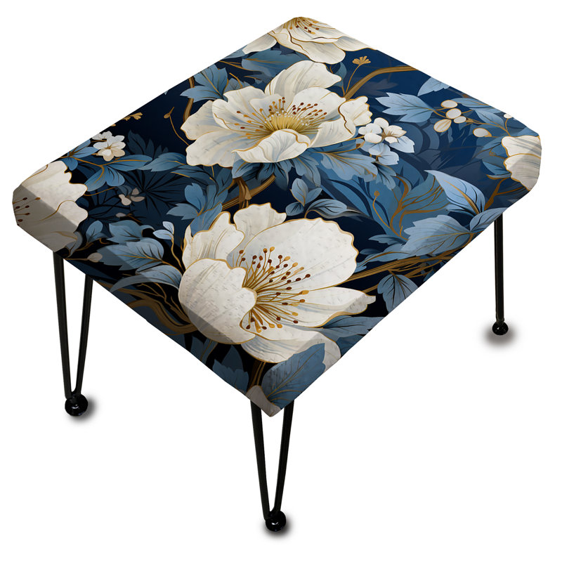 Claffey - Floral Rectangle Ottoman