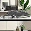 Unique Modern Black & White Leopard Statue