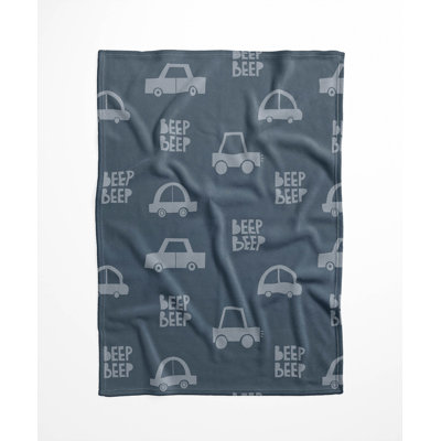 Beep Match Velveteen Fleece Blanket