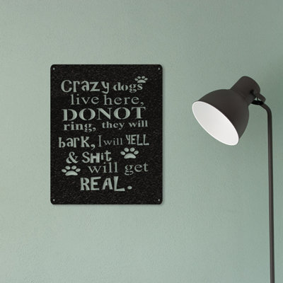 Crazy Dogs Wall Décor