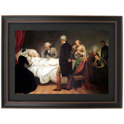 Washington On His Deathbed By Junius Brutus Stearns