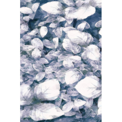 " Blue Shaded Leaves VI "