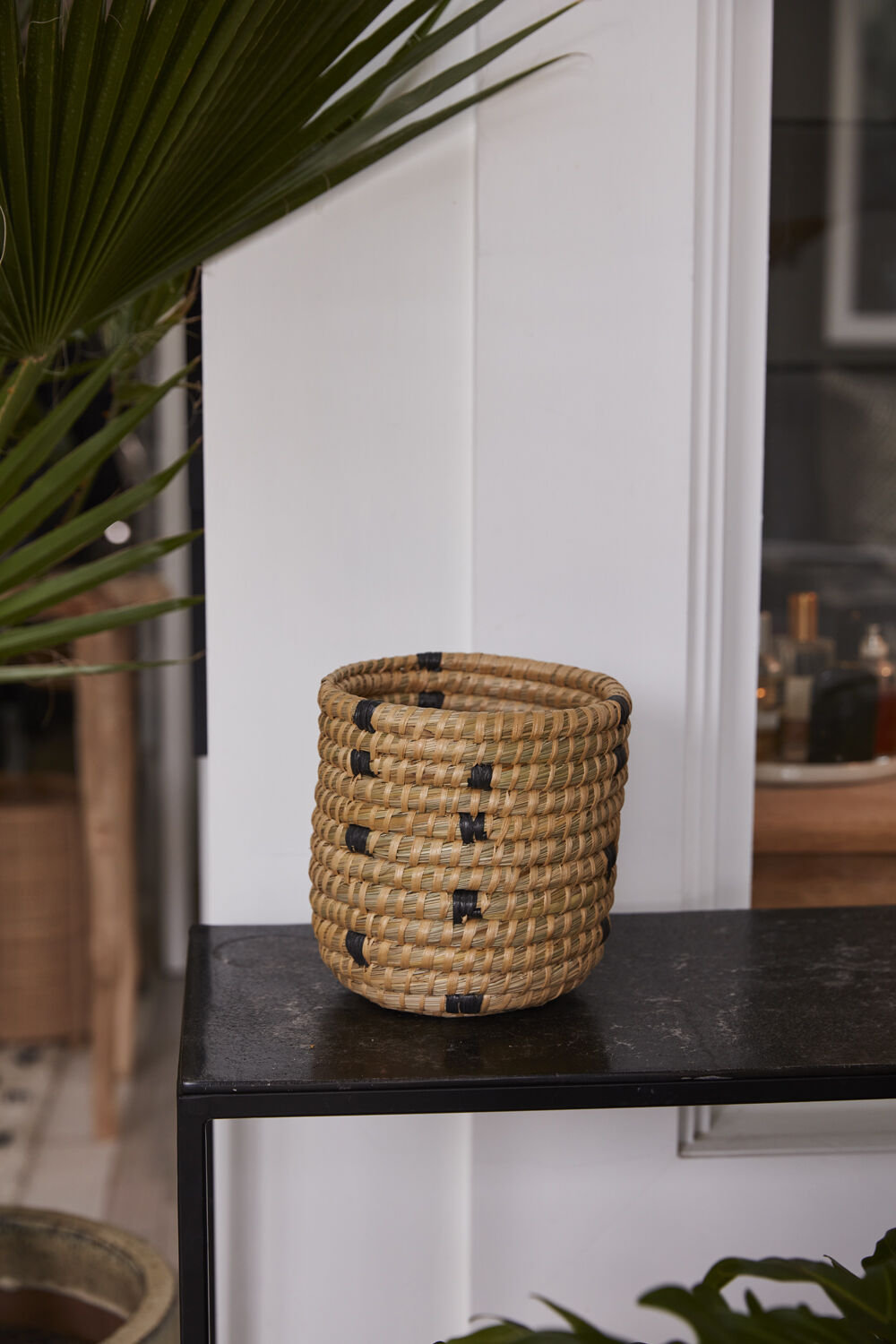 Tejida Basket, 7.75" H x 7" W x 7" D