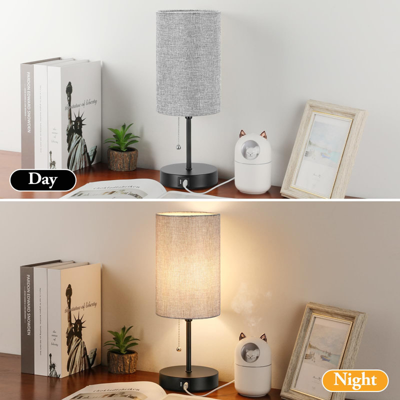 Lampe de table en métal Kriselda