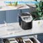 Machine à glaçons de comptoir portable efficace: 8 cubes rapides en 6 minutes, jusqu'à 26 lb / jour, 2 tailles de glace, parfait pour la maison / la fête / le voyage - noir-116422033
