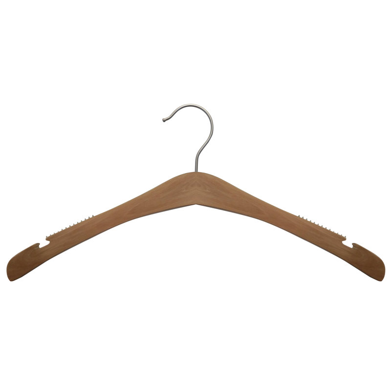 Cintre pour chemises / chandails / chandails en bois, Naturel